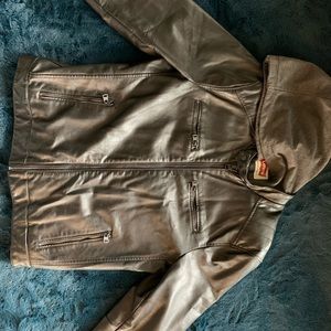 Black Levi’s hooded jacket